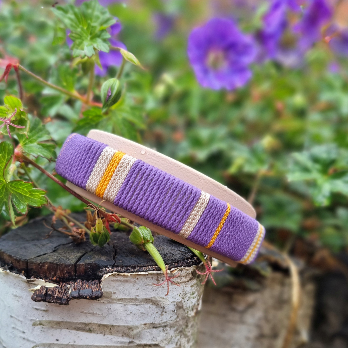 biothane halsband geweven waterproof