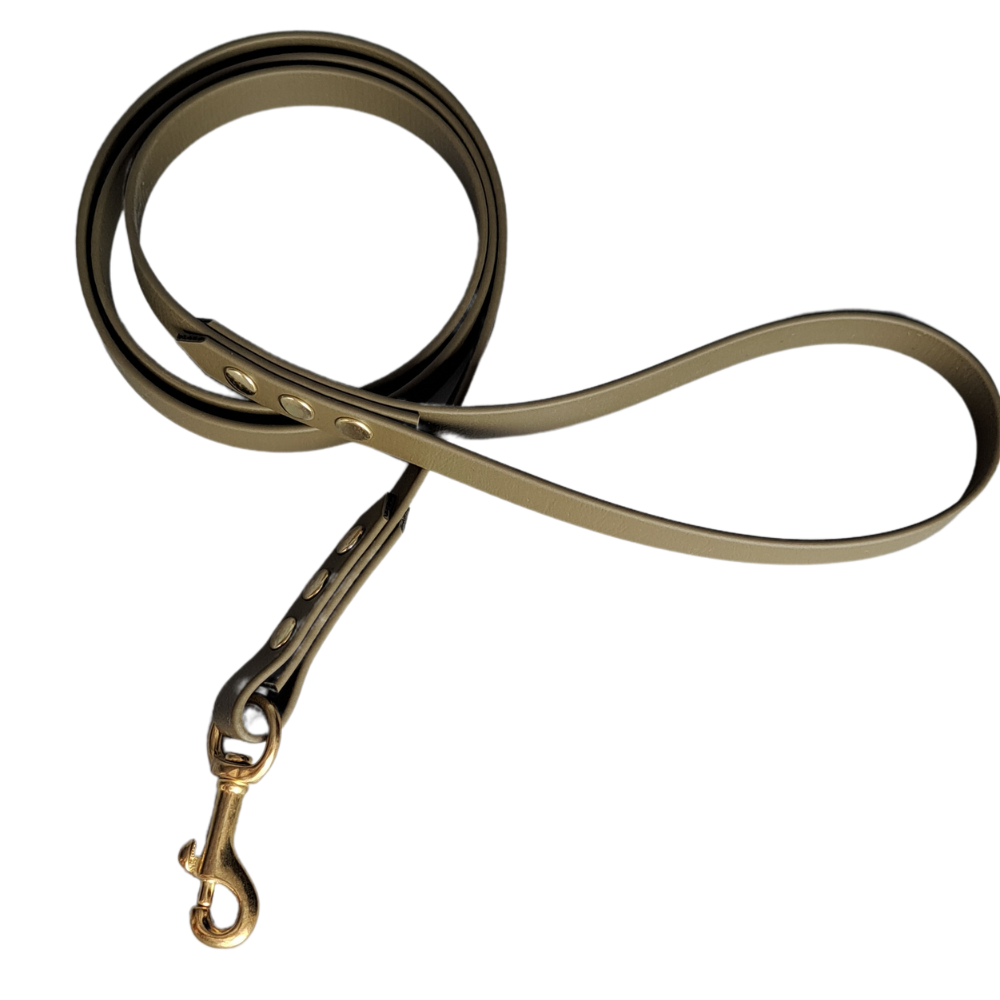 olijfgroene waterproof leiband