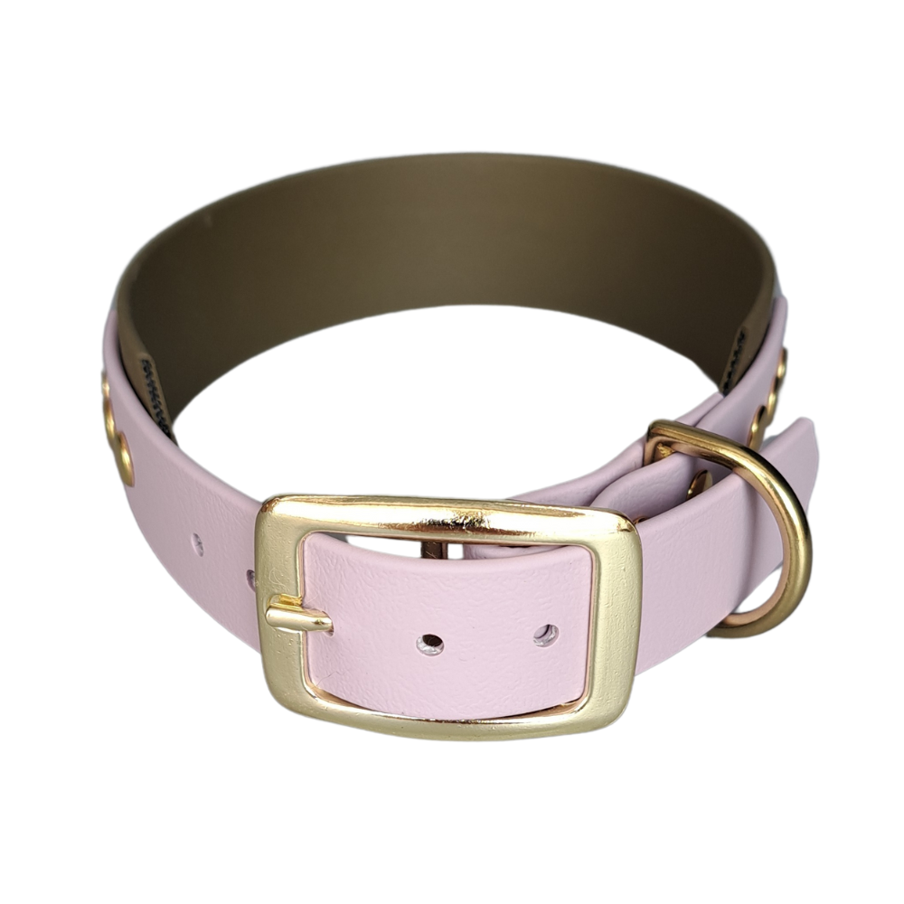 paars kaki halsband