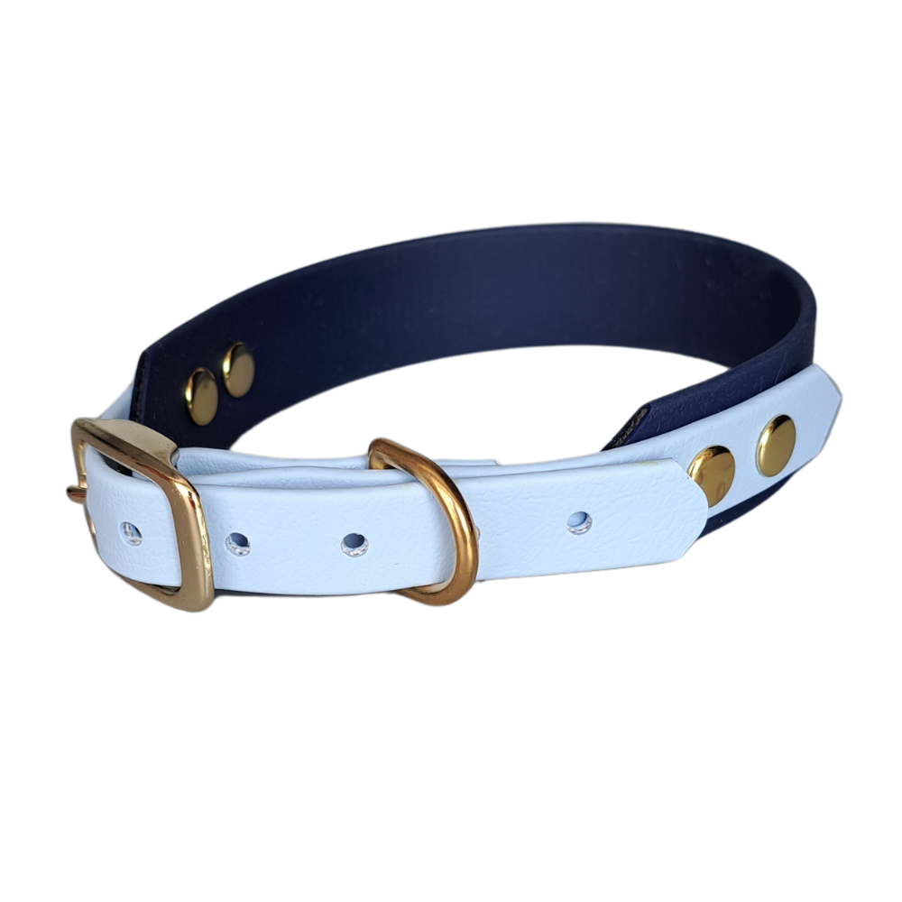 waterdichte halsband blauw
