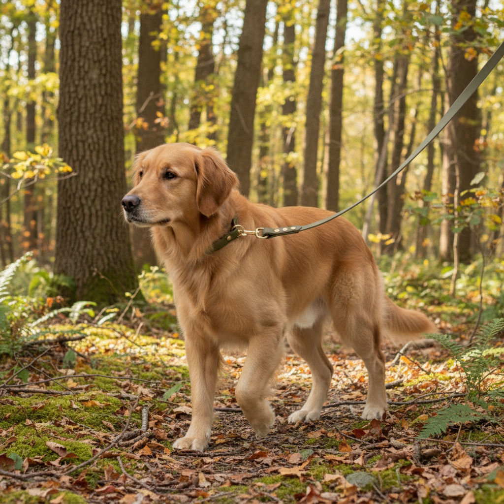 Klassieke leibanden - Olijfgroen