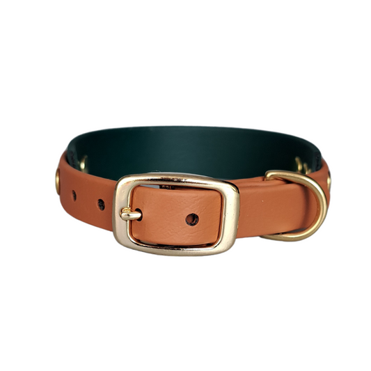 bruin zwarte waterproof halsband