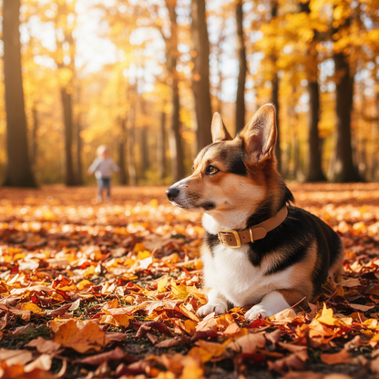 Klassieke coyotebruine waterproof  halsband met gouden gesp  door Dazzling Dog