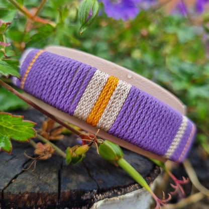 geweven halsband uit de Cali Wave collectie, kleurrijk en waterproof, gemaakt door Dazzling Dog.