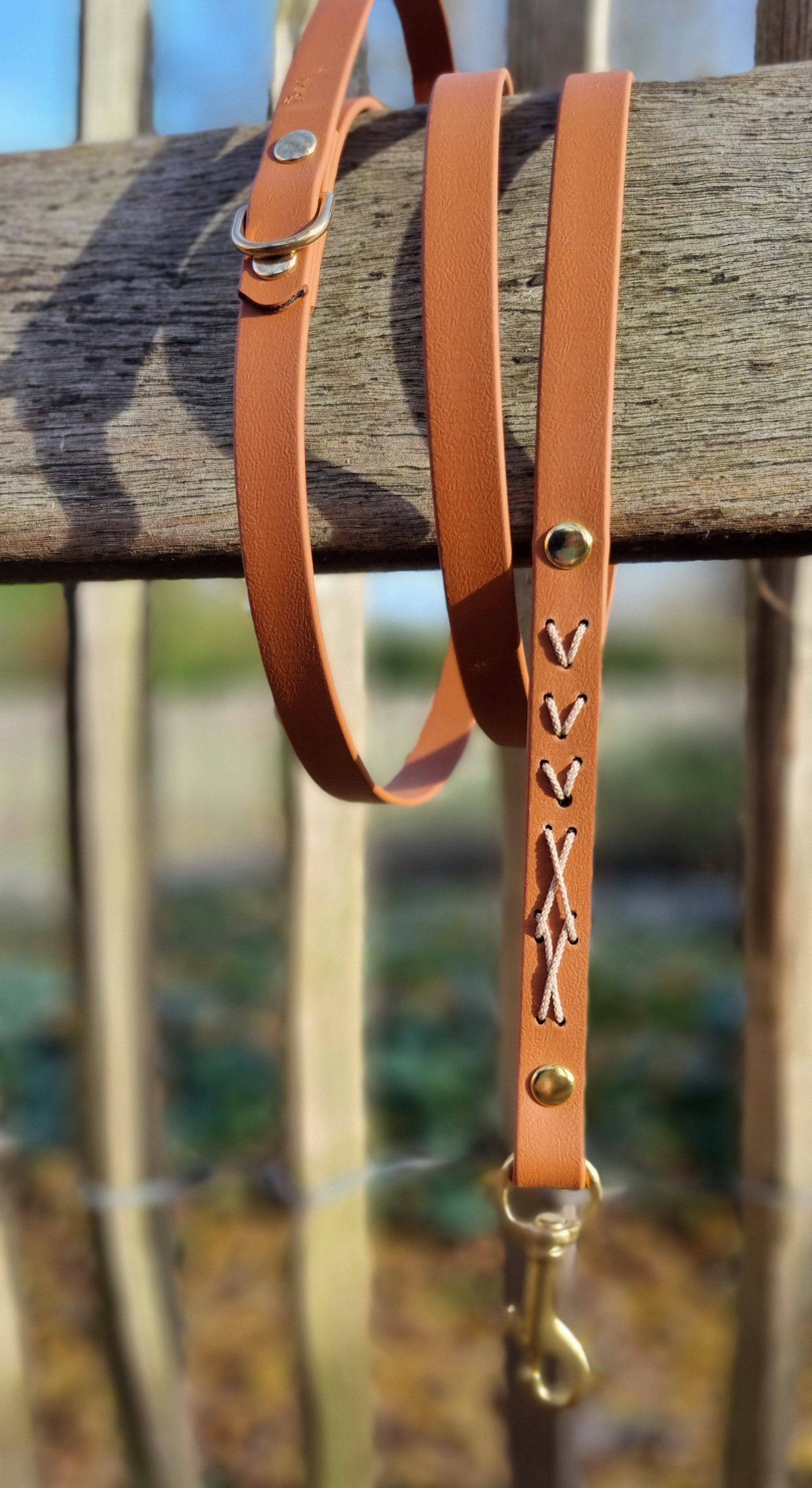 Native biothane leiband- duurzaam en waterproof - Dazzling Dog