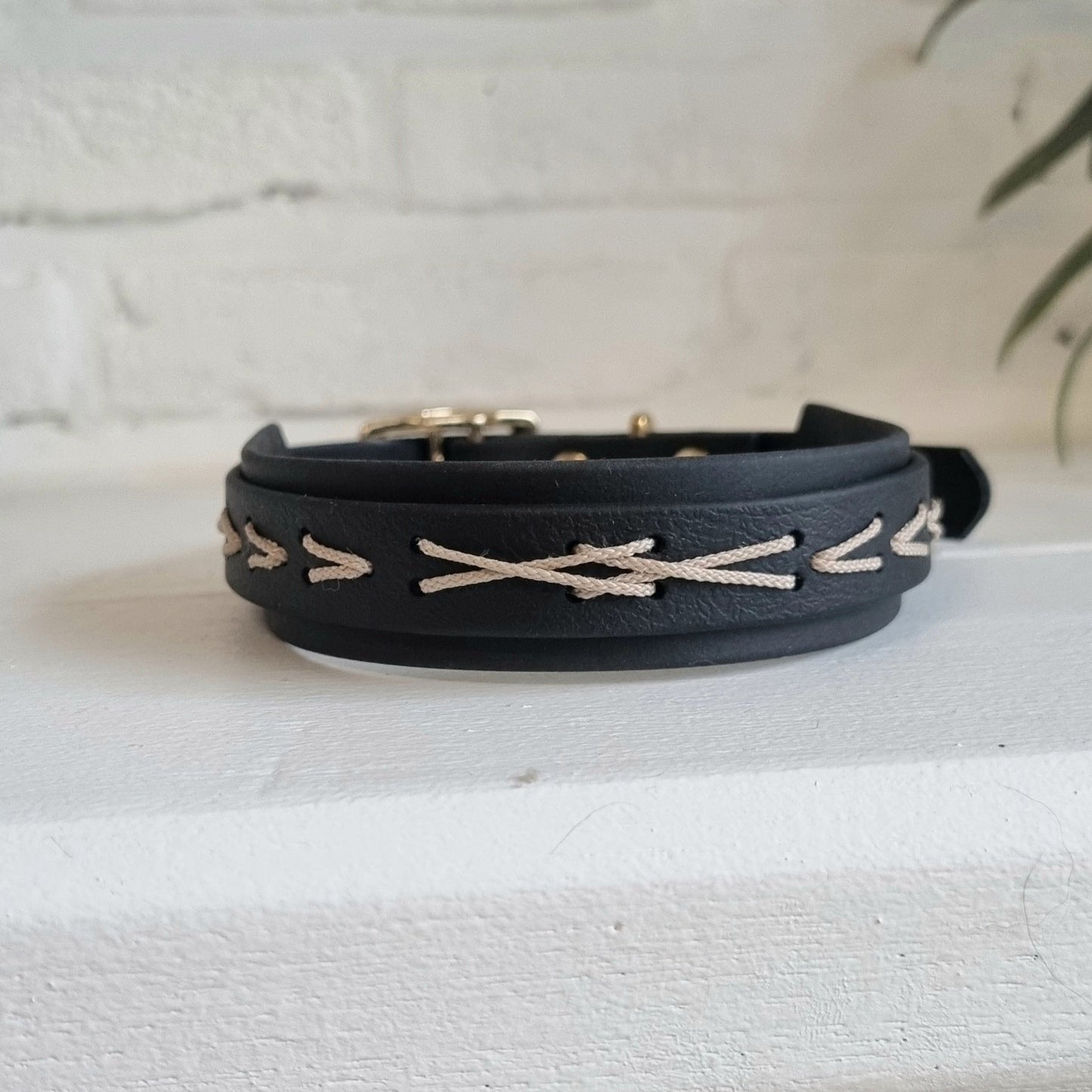 Native biothane Halsband - duurzaam en waterproof - Dazzling Dog