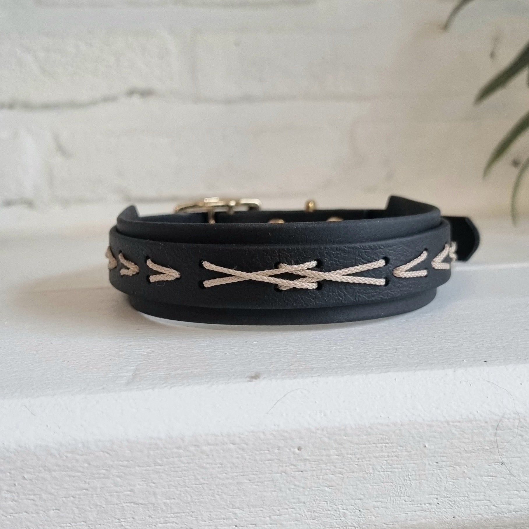 Native biothane Halsband - duurzaam en waterproof - Dazzling Dog