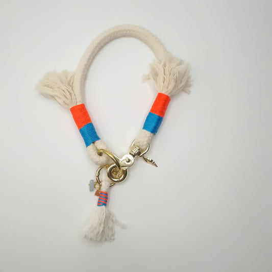 Cala Cotton halsband – Breed 10 mm | Met sluiting