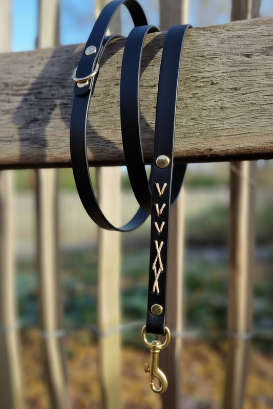 Zwarte Native leiband - Geweven Patroon