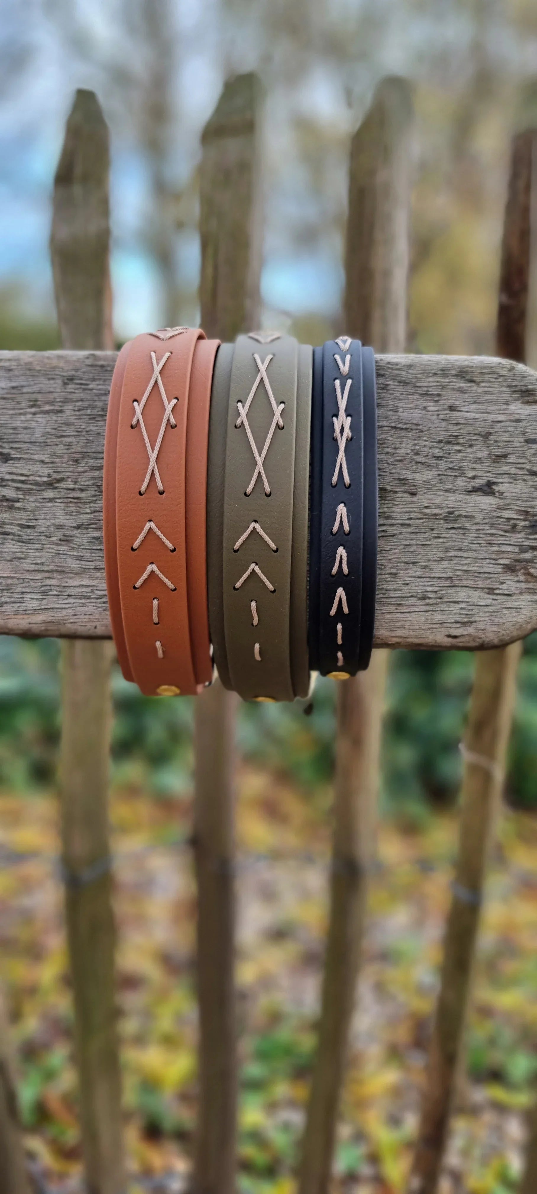 Native hondenhalsband - olijf - Dazzling Dog