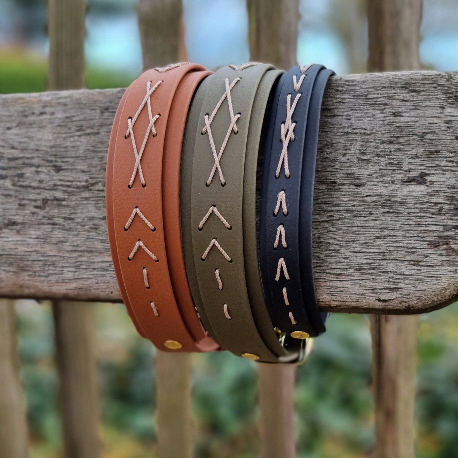 Native biothane Halsband - duurzaam en waterproof - Dazzling Dog