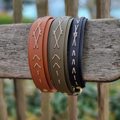 Native biothane Halsband - duurzaam en waterproof - Dazzling Dog