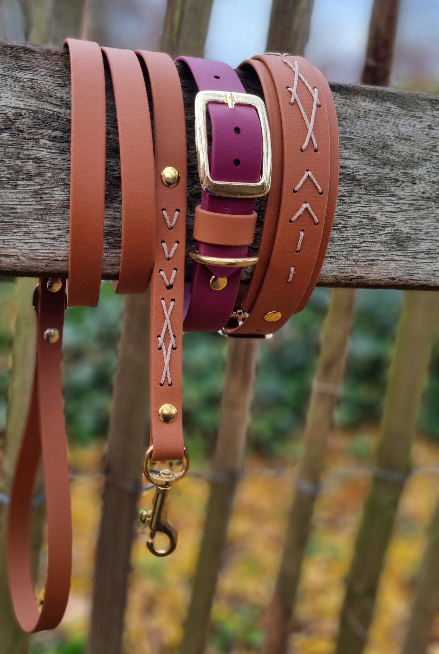 Native biothane Halsband - duurzaam en waterproof - Dazzling Dog
