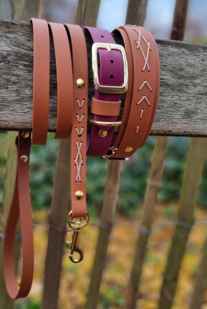 Native biothane Halsband - duurzaam en waterproof - Dazzling Dog