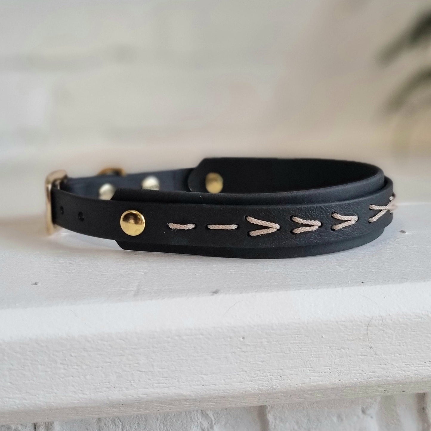 Native biothane Halsband - duurzaam en waterproof - Dazzling Dog