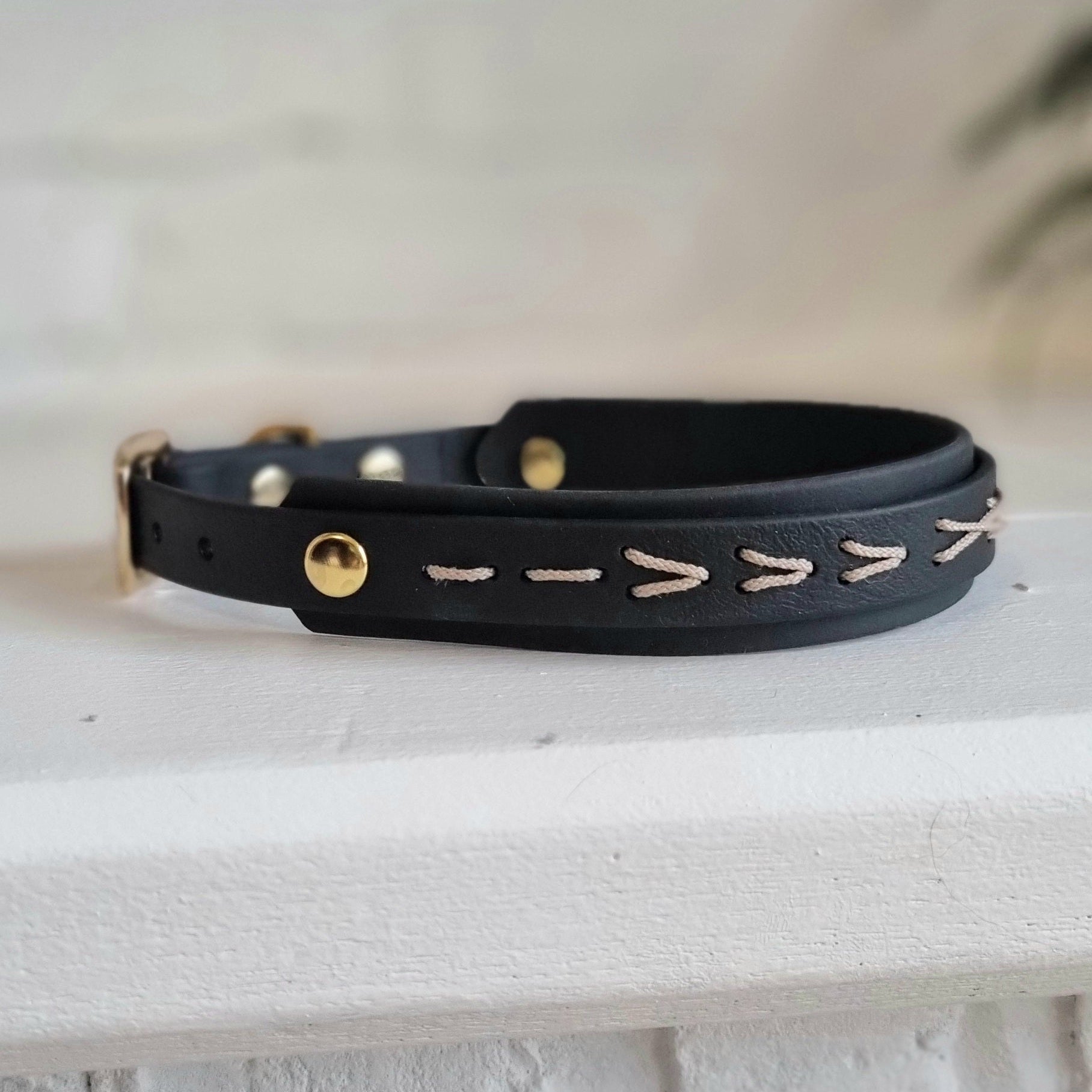 Native biothane Halsband - duurzaam en waterproof - Dazzling Dog