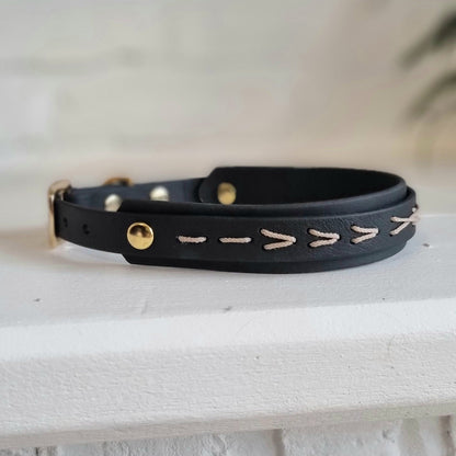 Native biothane Halsband - duurzaam en waterproof - Dazzling Dog