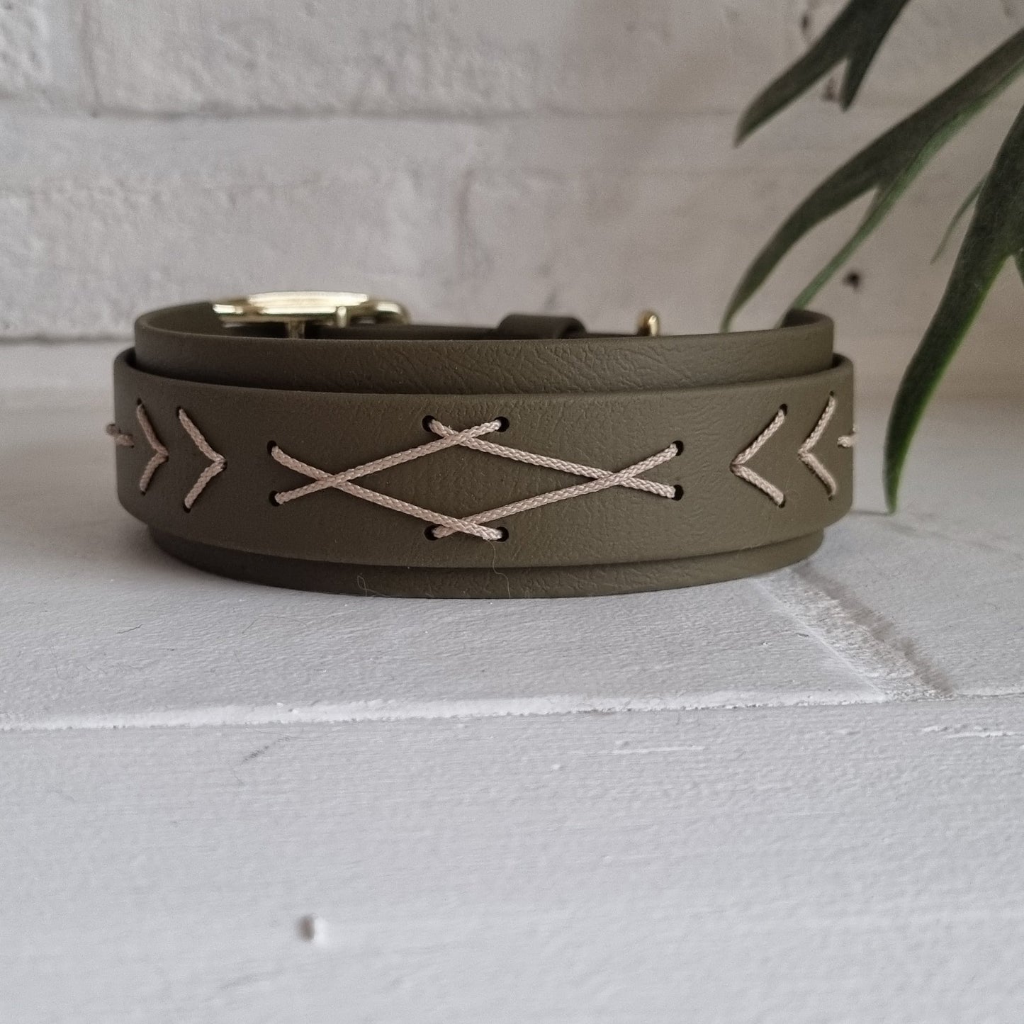 Native biothane Halsband - duurzaam en waterproof - Dazzling Dog