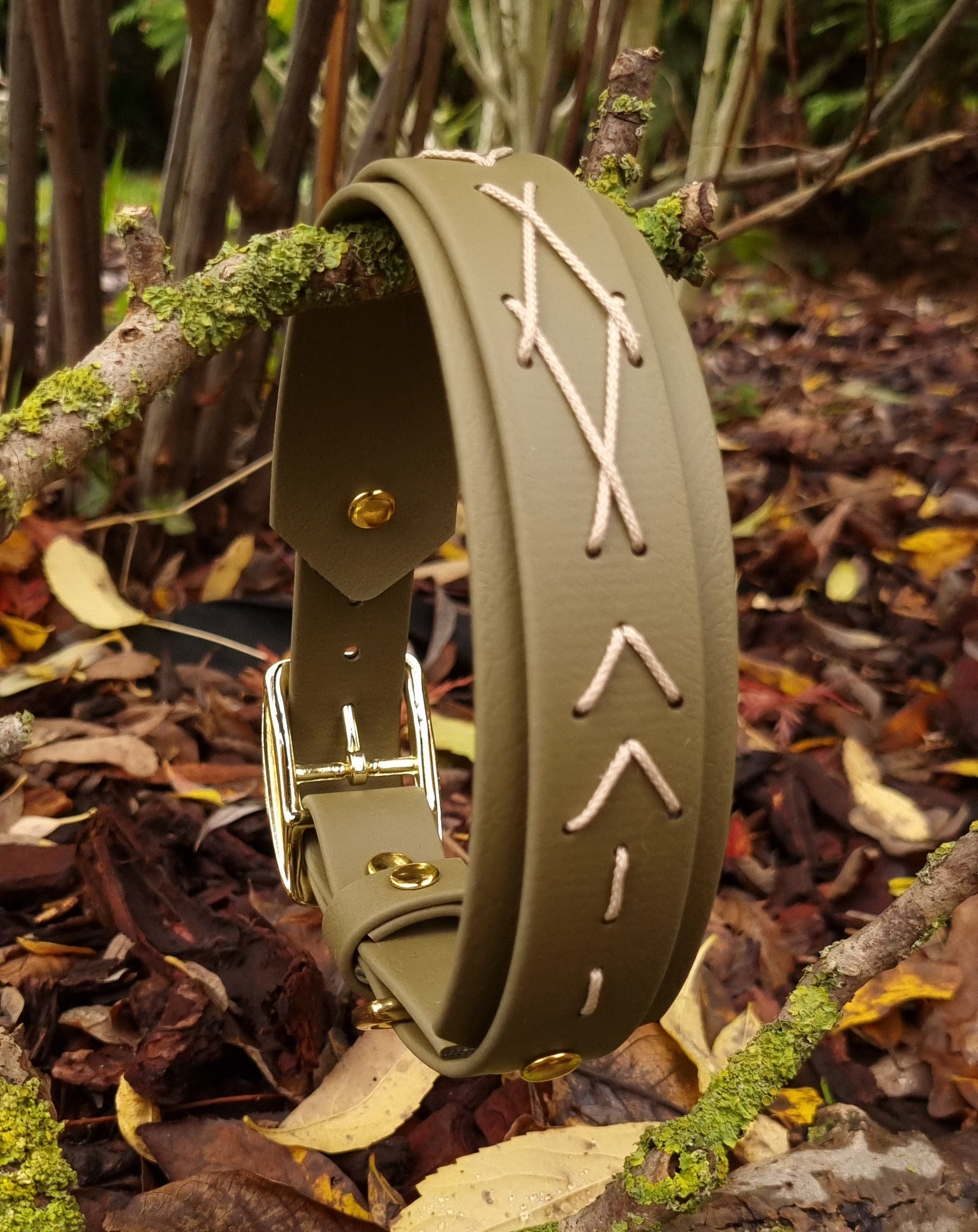 Native biothane Halsband - duurzaam en waterproof - Dazzling Dog