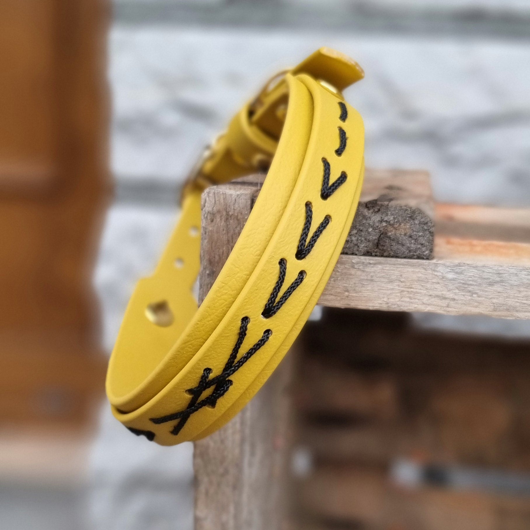 Native biothane Halsband - duurzaam en waterproof - Dazzling Dog