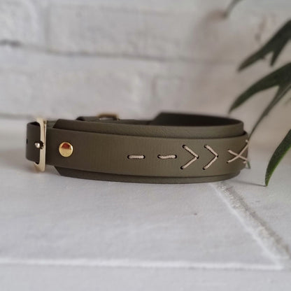 Native biothane Halsband - duurzaam en waterproof - Dazzling Dog