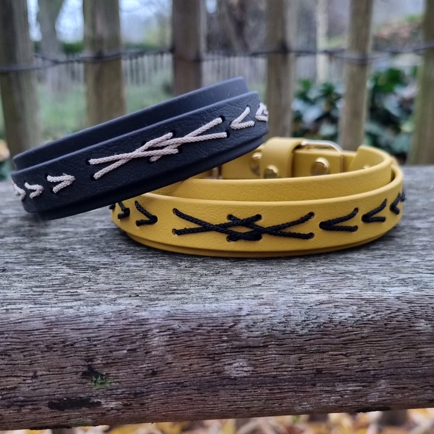 Native biothane Halsband - duurzaam en waterproof - Dazzling Dog