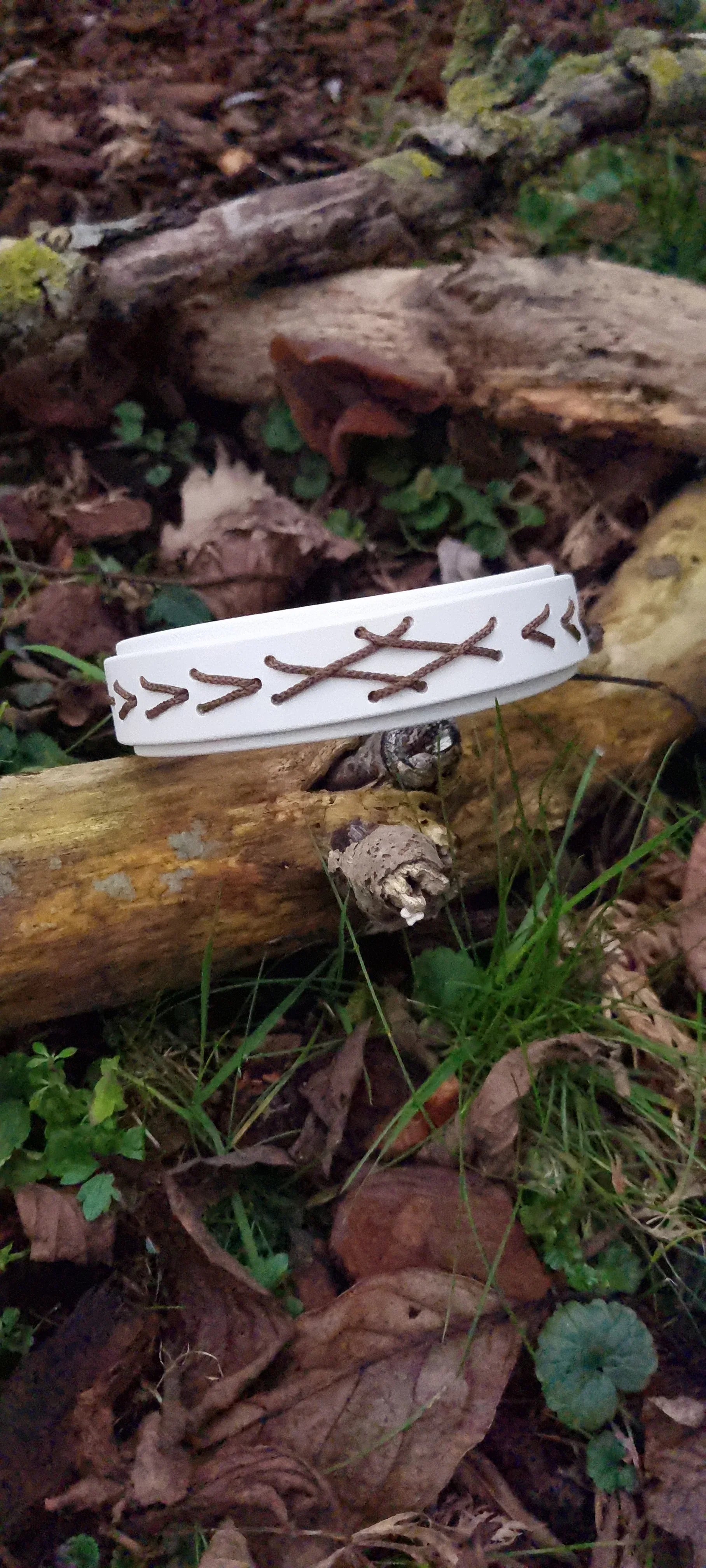 Native hondenhalsband - Wit - Dazzling Dog