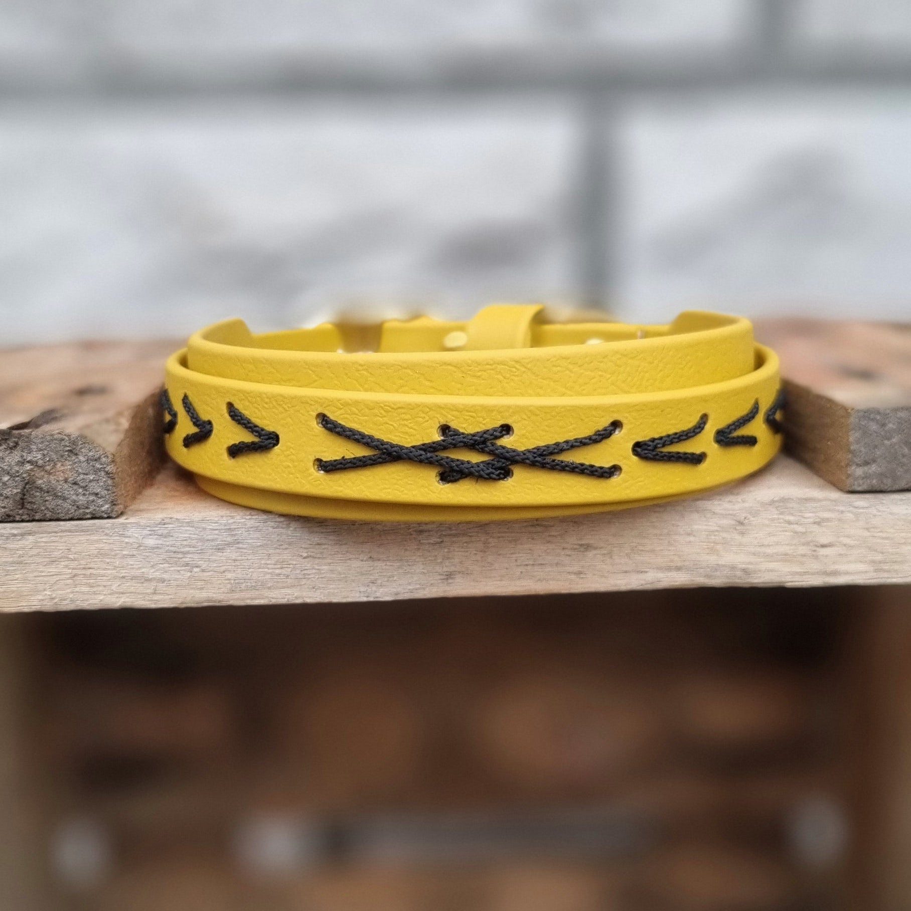 Native biothane Halsband - duurzaam en waterproof - Dazzling Dog