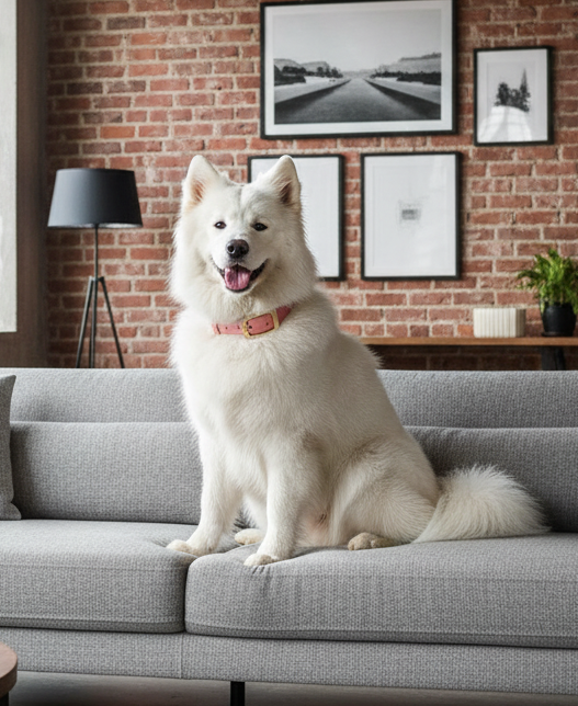 Klassieke rose waterproof  halsband met gouden gesp  door Dazzling Dog